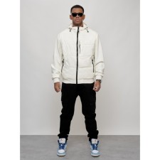 Sports male jacket, size 54, white color