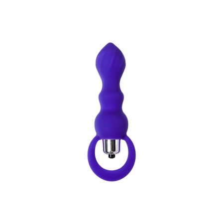 Anal sleeve Todo by Toyfa Curvy, silicone, purple, 14 cm, Ø 3.2 cm-1