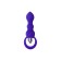 Anal sleeve Todo by Toyfa Curvy, silicone, purple, 14 cm, Ø 3.2 cm