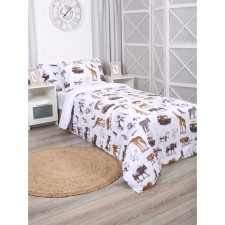 Bed linen 1.5 joint venture safari, size 150x215 cm, 145x210 cm, 50x70 cm