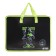 Folder with A4 handles, 335 x 260 x 100 mm, plastic, pens-textiles, Devente Cool Duck Black/Green