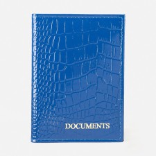 Cover for autoDocations, crocodile, blue color