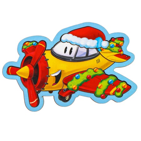 New Year's puzzle "New Year! Gift aircraft "-5