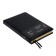 Delivery of a non -jointly A5, 136 sheets in a ruler, leatherette "Nebraska", gold cut, black