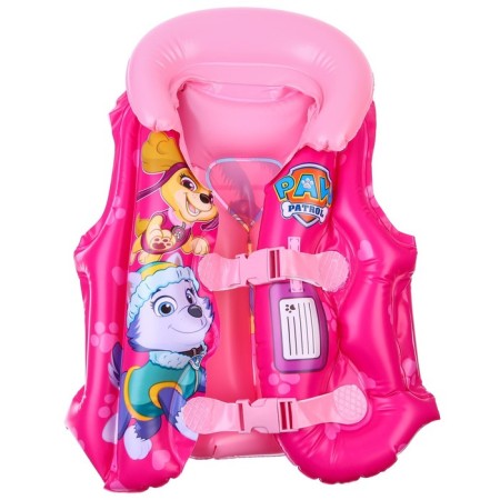 Inflatable vest for swimming, children's, puppy patrol, pink color-5