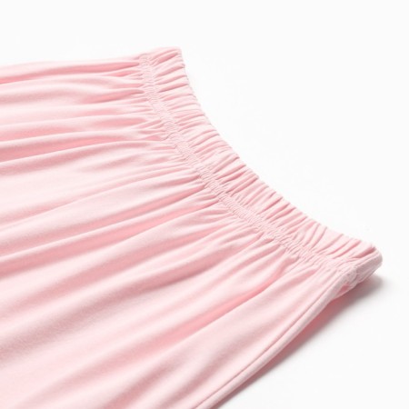 Female set (longshit, trousers) minku: Home Collection Pink color, pr 42-9