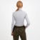 Women's turtleneck Minaku: Basic Line, gray color, size 42