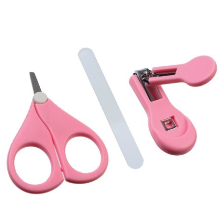 Manicure set of children for the smallest "Happiness" (scissors+forceps+saw)-3