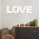 Panel letters "Love" The height of the letters 30 cm, set 4 details white