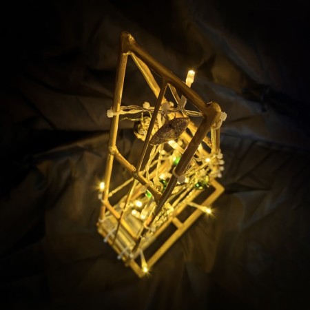 LED figure "Christmas tree", 22 × 40 × 12 cm, 6 watts, AAX3 batteries (not in the kit)-2