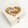 Casket Plastic Mechanical Mechanical "chest of draw" white 11x13.3x11.5 cm