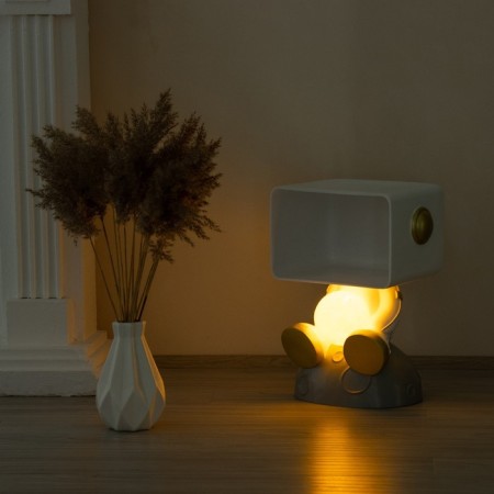 Luminaire-Column "Space" LED USB gray 35x25x47cm Risalux-25