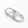 Metal carbine, double, 40 × 18 mm, 5 pcs, silver color