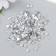Decor for creativity in the bottle "Rhinestones. Transparent" set 500 pcs d = 0.5 cm 7x2x2 cm