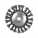 Metal brush for Ushm scrap, twisted wire, "plate", M14, 115 mm