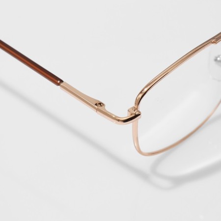 Finished glasses GA0608 (color: c1 gold; diopter: + 1.5; tint: no)-2