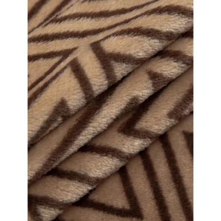 Texrepublic blanket, size 180x200 cm, brown color-7