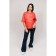 Female T -shirt, size 46, coral color
