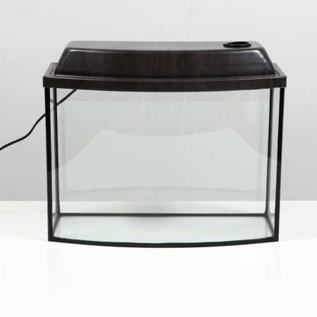 Aquarium "TV" with a lid, 30 liters, 46 x 20 x 33/38 cm, wenge-6
