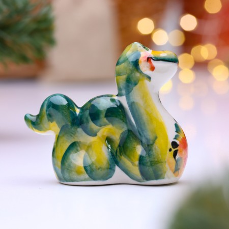 Souvenir "Snake Chuck", Gzhel, Color-2
