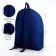 A backpack on the zipper is youth, external pocket, blue color