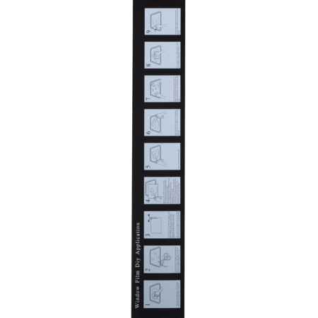 Black tinting film 50 cm, 25 %-2