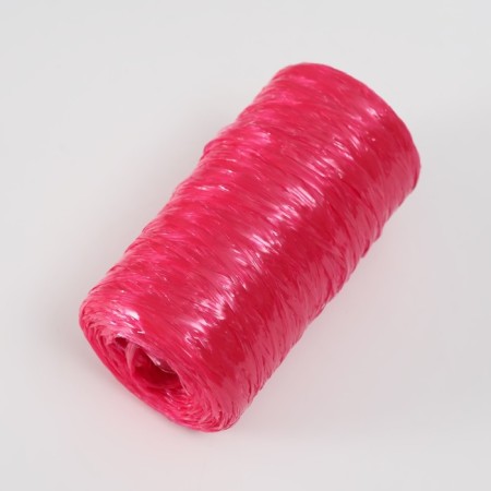 Yarn "for knitting washcloths" 100% polypropylene 300m/75 ± 10 g (set 3 pcs. White, ruby, black)-2