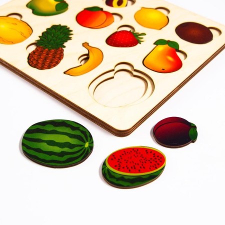 Developing board "Big Fruits", 2 layers-2