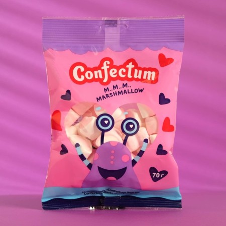 Marshmallow "Confectum Hearts", 70 g-2