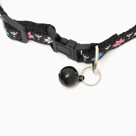 Two -layer collar with Fastex "Snowflake", 30 x 1 cm, mix of flowers-2