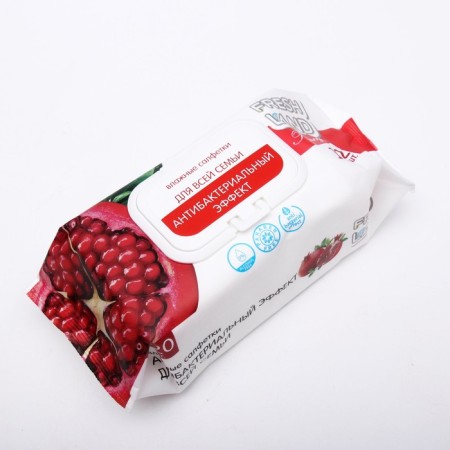 Wet napkins "Freshland" hygienic with an antibacterial effect