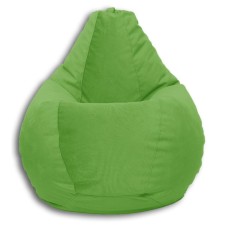 The pear-pear chair is positive Real a, size xxl, diameter 105 cm, height 130 cm, velor, green color