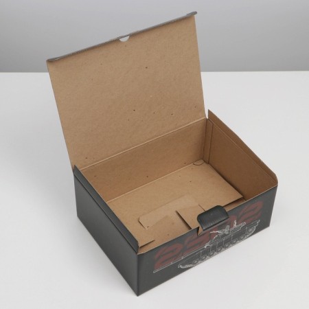 Box Gift team, packaging, “February 23, tank”, 26 x 19 x 10 cm-5