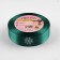 A satin ribbon "Snowflakes", 25 mm, 23 ± 1 m, green color/white No. 056