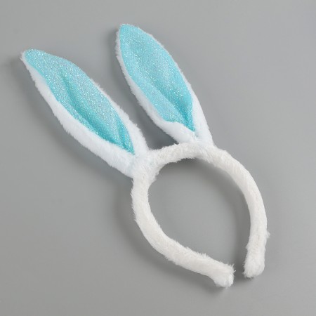 Carnival rim of ears Bunny, blue color-1