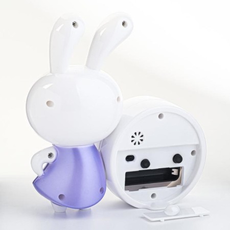 Clock - desktop's alarm clock, smooth move, dial d -8.7 cm, 15 x 16 cm, aa-2