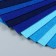 A set of felt (hard) 1 mm 20x30 cm 10 sheets. Blue assorted