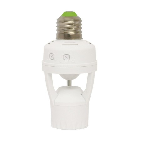 USN-R50 60W/360R/E27 White IR movement sensor, under the lamp E27. 7m, 10 seques. - 5min., IP20.