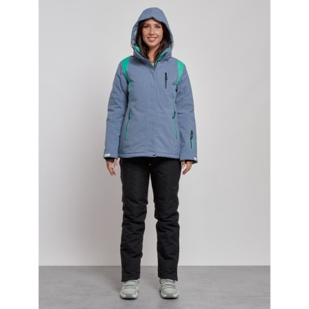 Ski costume female winter, size 42, color gray color-4
