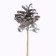 New Year's decor "Silver bump on a stick"