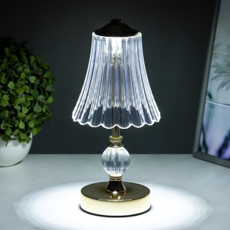 Table lamp sensory "aspira" LED 10W battery gold 12x12x30 cm-2