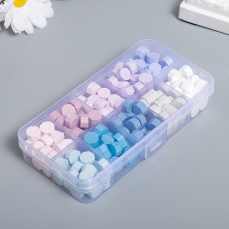 Surgus set "Pink and Blue" pastel matte 10 colors 12.7x6.5x2 cm-1