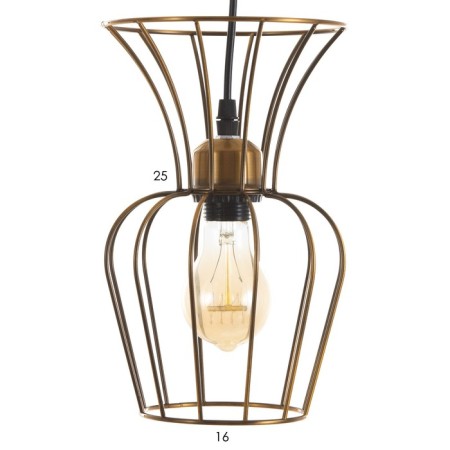 Freight Bayerlux lamp E27 40W gold 16x16x23-123cm-5