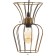 Freight Bayerlux lamp E27 40W gold 16x16x23-123cm