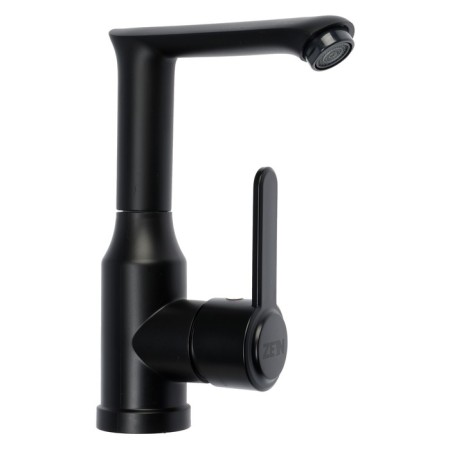 Zein Z3696 sink mixer, pour in a height of 18 cm, ABS plastic, black