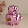 Pigger Ceramics "Pig - Financial Pyramid" Pink 12.5x8x14 cm