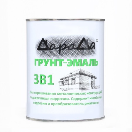 Soil-enamel 3 in 1 rapidly dry (darade) black 0.8 kg
