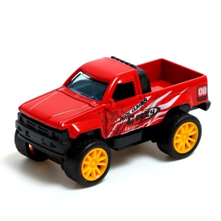 The machine "Cool races", metal, inertial, 1:64, color mix, in a bag-6