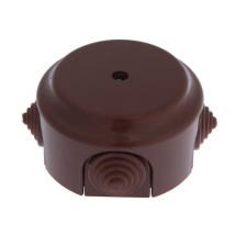 BYLLECTRICA distribution box Retro KM-449, 95x95x45 mm, IP20, Rev. mouth., brown