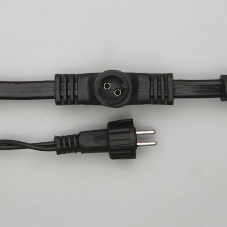 Garland "Curtain" 2 × 3 m, IP44, UMS, dark thread, 760 SMD-LED, glow warm white, 220 V-4